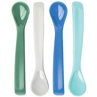 Tiny Twinkle Silicone Baby Spoons spoon Boy 4 pc
