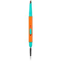 Trouble Maker Feral Brow Blade eyebrow pencil with 2-in-1 brush shade Medium Brown 0.12 g