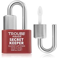 Trouble Maker Secret Keeper Lip Gloss Stain lip stain with long-lasting effect shade Just Us Rose Mauve 5 ml