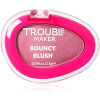 Trouble Maker Bouncy Blush powder blusher shade Baseline Rose 2.8 g
