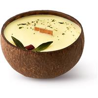 Tropicandle Lime & Mango scented candle with wooden wick 350 ml