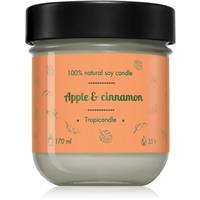 Tropicandle Apple & Cinnamon scented candle 170 ml