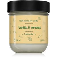 Tropicandle Vanilla & Caramel scented candle 170 ml