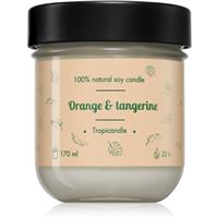 Tropicandle Orange & Tangerine scented candle 170 ml