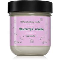 Tropicandle Blueberry & Vanilla scented candle 170 ml