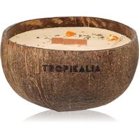Tropicandle Sandalwood & Tangerine scented candle with wooden wick 350 ml
