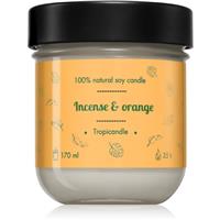 Tropicandle Incense & Orange scented candle 170 ml