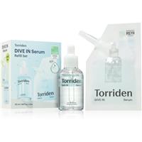 Torriden Dive In Serum Refill Set intensely hydrating serum with a brightening effect + one refill 2x50 ml