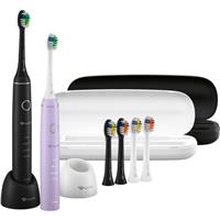 TrueLife SonicBrush Compact sonic toothbrush Duo Black / Lavender 2 pc