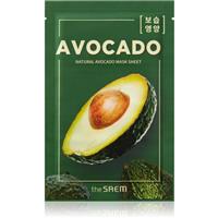 The Saem Natural Mask Sheet Avocado extra hydrating and nourishing sheet mask 21 ml