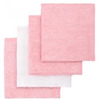 T-TOMI BIO Bamboo Baby Washcloths washcloth Pink 25 x 25 cm 4 pc