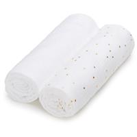 T-TOMI BIO Muslin Diapers cloth nappies Sparkle 65x65 cm 2 pc
