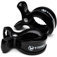 T-TOMI Clip dummy clip Black 2 pc
