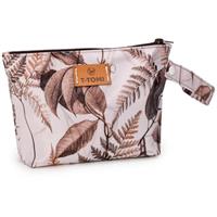 T-TOMI Small Baggie travel bag Chestnut 18x24 cm
