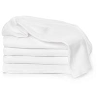 T-TOMI TETRA Cloth Diapers EXCLUSIVE COLLECTION White cloth nappies White 70x70 cm 5 pc