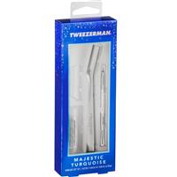 Tweezerman Majestic Turquoise gift set for the face