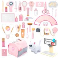 UMU Toys Veterinary set activity toy wooden Pink 3y+