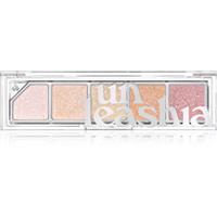 Unleashia Mood Shower Face Palette eyeshadow and highlighter palette with pearl shine shade NO.100 Ballerina 1 pc