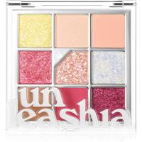 Unleashia Glitterpedia Eye Palette eyeshadow palette shade No.7 All of Peach Ade 6.2 g