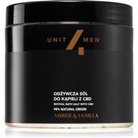 Unit4Men Bath Salt Amber & Vanilla bath salt with hemp oil 700 g