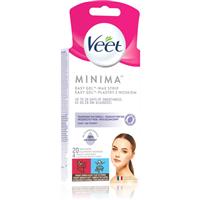 Veet Minima Hypoallergenic depilatory wax strips for the face 20 pc