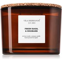 Vila Hermanos Apothecary Fresh Basil & Rhubarb scented candle 350 g