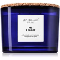 Vila Hermanos Apothecary Cobalt Blue Fig & Amber scented candle 350 g