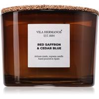 Vila Hermanos Apothecary Red Saffron & Cedar Blue scented candle 350 g