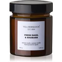 Vila Hermanos Apothecary Fresh Basil & Rhubarb scented candle 150 g