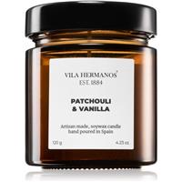 Vila Hermanos Apothecary Patchouli & Vanilla scented candle 120 g