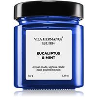 Vila Hermanos Apothecary Cobalt Blue Eucalyptus & Mint scented candle 150 g