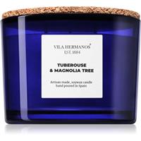 Vila Hermanos Apothecary Cobalt Blue Tuberose & Magnolia Tree scented candle 350 g