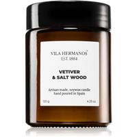 Vila Hermanos Apothecary Vetiver & Salt Wood scented candle 120 g