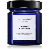 Vila Hermanos Apothecary Cobalt Blue Watery & Coconut scented candle 150 g
