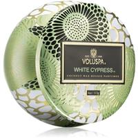 VOLUSPA Japonica Holiday White Cypress scented candle in a tin 113 g