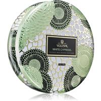 VOLUSPA Japonica Holiday White Cypress scented candle in a tin 340 g