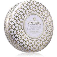 VOLUSPA Maison Blanc Eucalyptus & White Sage scented candle in a tin 340 g