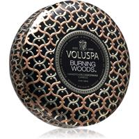 VOLUSPA Maison Noir Burning Woods scented candle in a tin 340 g