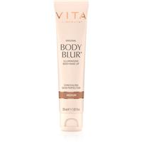 Vita Liberata Body Blur Body Makeup lightweight foundation for face and body small pack shade Medium 30 ml