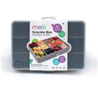 Melii Snackle Box box for snacking Grey 1368 ml