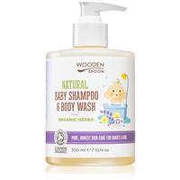 WoodenSpoon Natural shampoo and shower gel for kids with lavender fragrance 300 ml