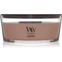 Woodwick Crystal Ginger scented candle with wooden wick 453.6 g