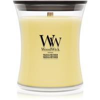 Woodwick Yuzu & Vetiver scented candle with wooden wick 275 g