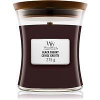 Woodwick Black Cherry scented candle with wooden wick 275 g