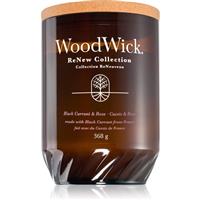 Woodwick Renew Black Currant & Rose scented candle 368 g