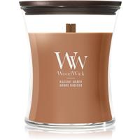 Woodwick Radiant Amber scented candle with wooden wick 275 g