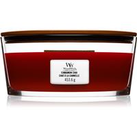 Woodwick Cinnamon Chai scented candle with wooden wick (hearthwick) 453 g