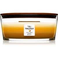 Woodwick Trilogy Caf Sweets scented candle with wooden wick (hearthwick) 453.6 g
