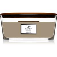Woodwick Cashmere scented candle with wooden wick (hearthwick) 453,6 g