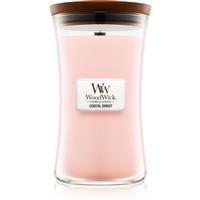 Woodwick Coastal Sunset scented candle with wooden wick 609.5 g